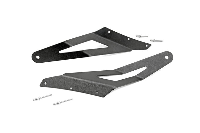 Rough Country Dodge 54 Inch Curved LED Light Bar Upper Windshield Mounts 03-09 RAM 2500/3500