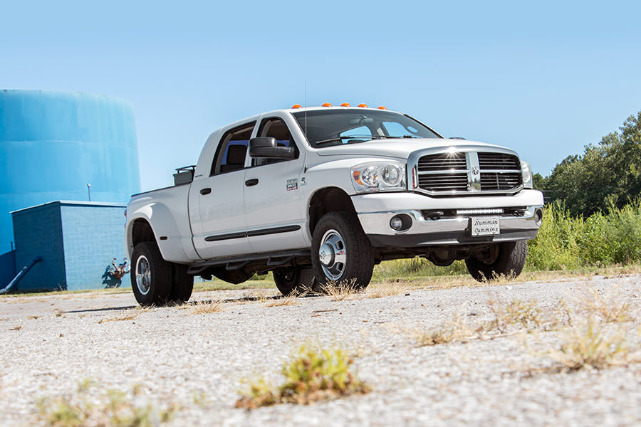 Rough Country Dodge Hidden Bumper Kit w/ 20-Inch LED Light Bar Black Series w/ White DRL 03-18 Ram 2500/3500