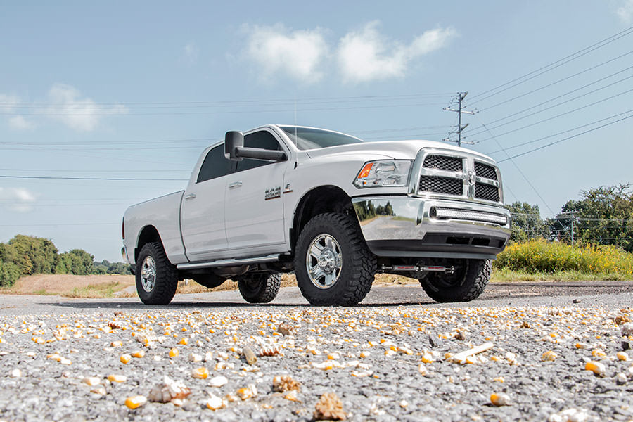 Rough Country Dodge 40-inch Curved LED Light Bar Hidden Bumper Kit w/Black Series LED For 10-18 Ram 2500/3500