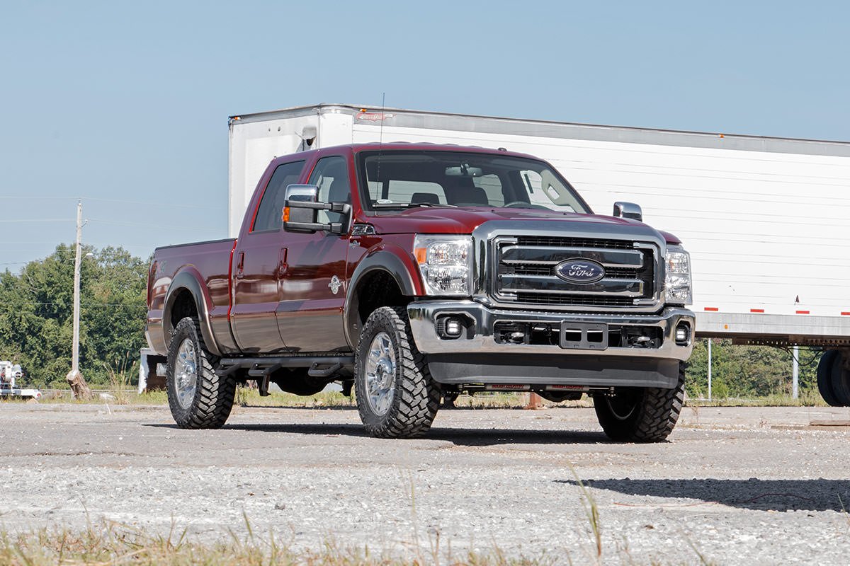 Rough Country Ford 2 Inch Cree LED Fog Light Kit Black Series 11-16 F-250/350