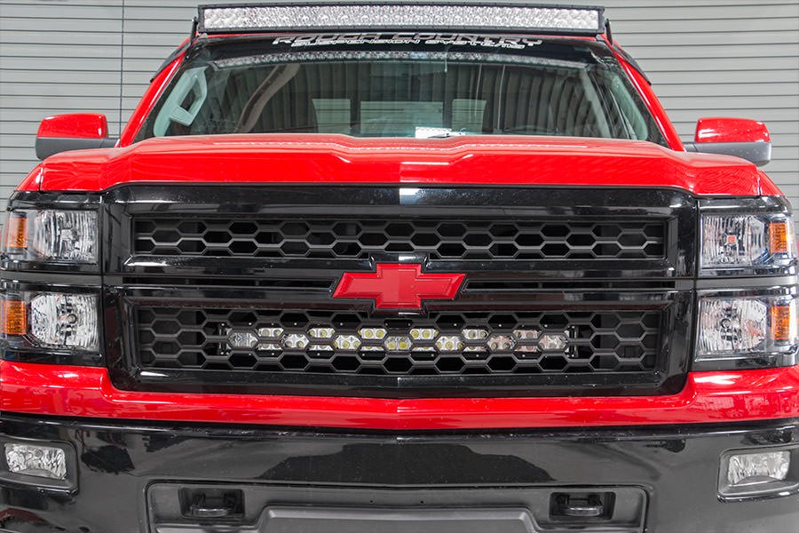 Rough Country Chevrolet 30 Inch Curved Cree LED Grille Kit Dual Row 14-15 Silverado 1500