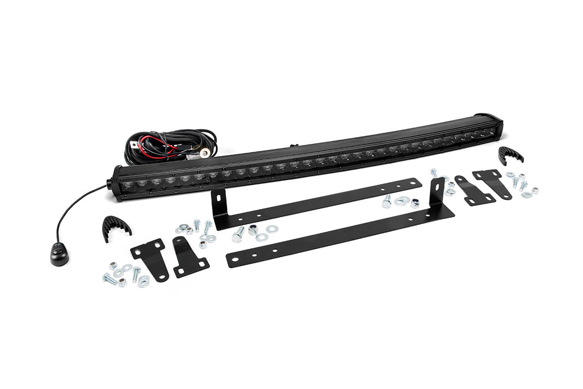 Rough Country Ford 30 Inch Single LED Grille Kit Black Series 09-14 F-150