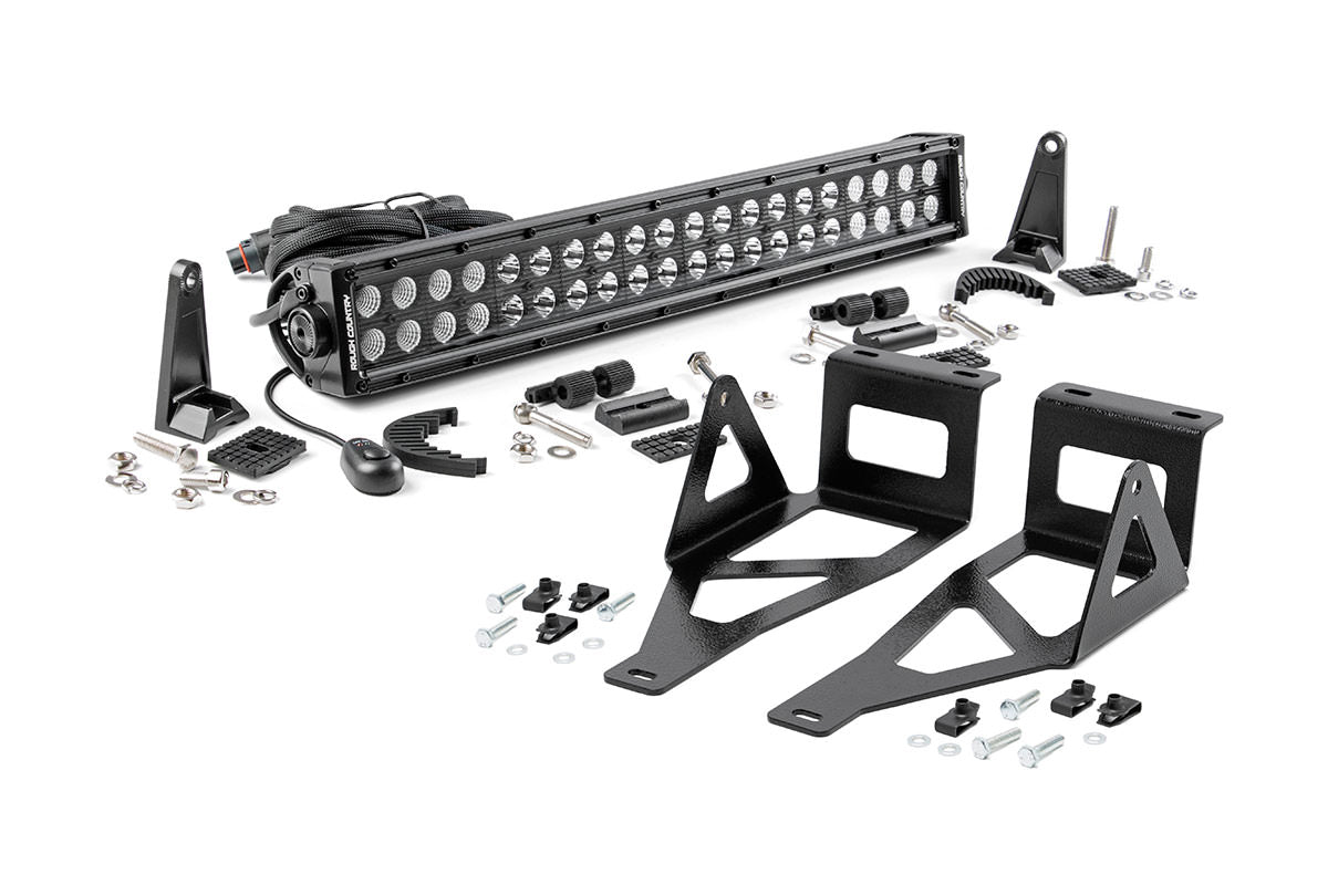 Rough Country Ford 20 Inch LED Bumper Kit Black Series 05-07 F-250/350