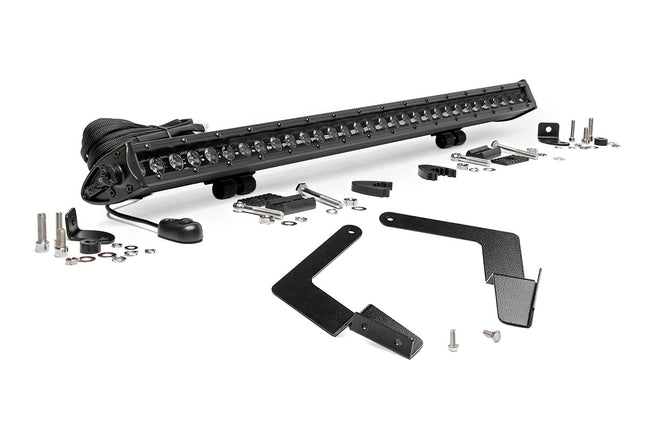 Rough Country Toyota 30 Inch Cree LED Bumper Kit Black Series 16-23 Tacoma