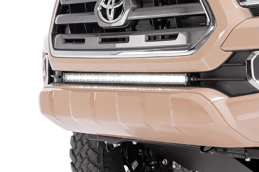 Rough Country Toyota 30 Inch Cree LED Bumper Kit Black Series 16-23 Tacoma