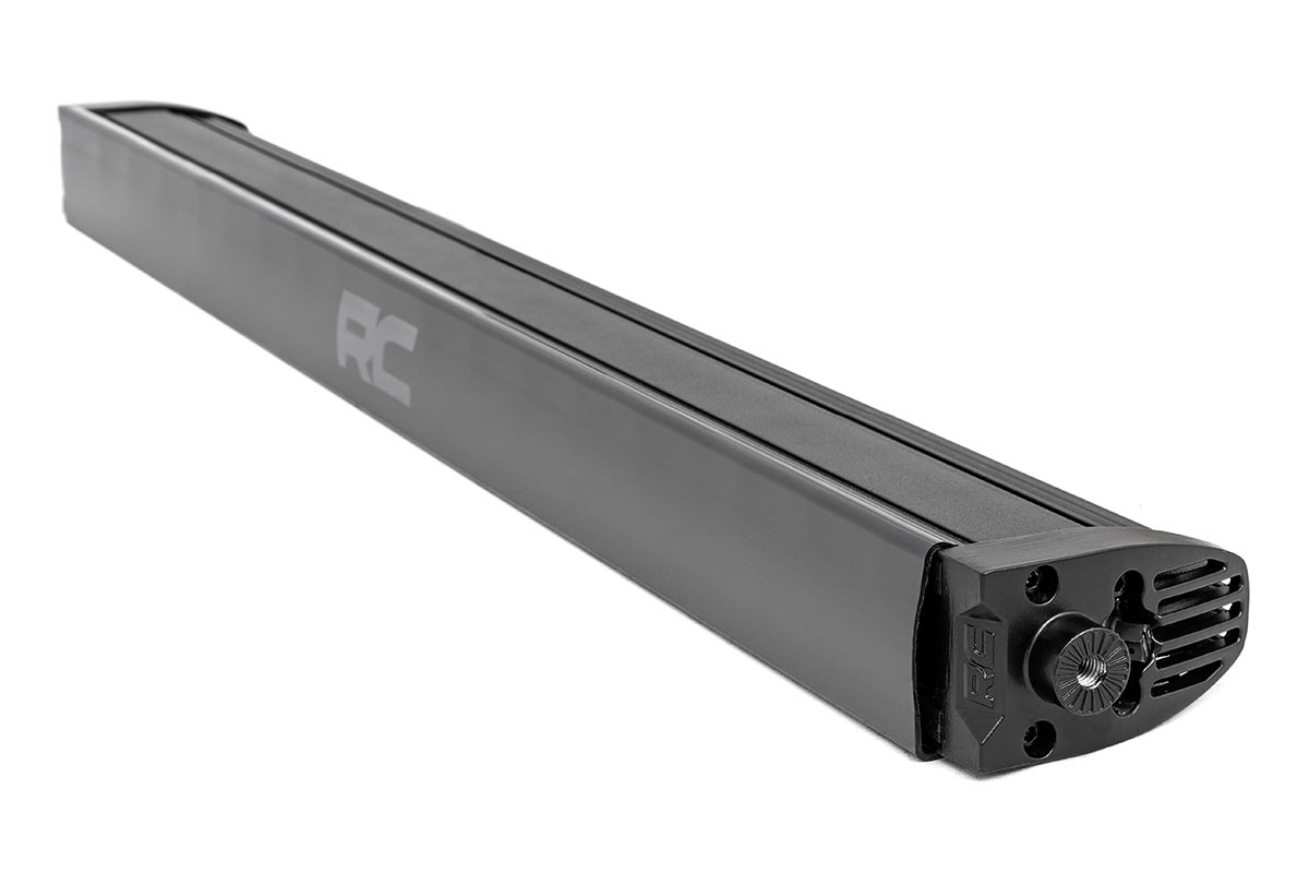 Rough Country 30 Inch CREE LED Light Bar Single Row Black Series w/Cool White DRL