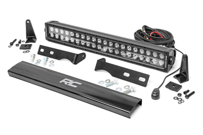 Rough Country Jeep 20 Inch LED Bumper Kit Black Series 11-20 WK2 Grand Cherokee