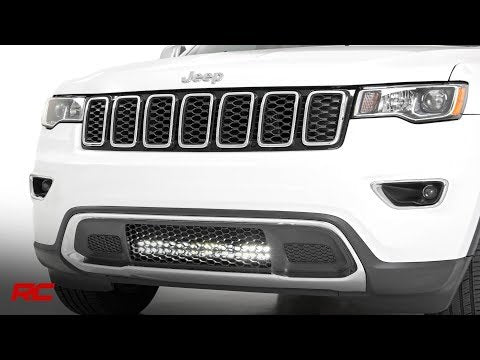 Rough Country Jeep 20.0 Inch LED Bumper Kit Black Series w/ Cool White DRL 11-20 Jeep WK2 Grand Cherokee