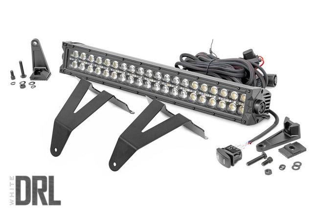 Rough Country Dodge 20 Inch LED Bumper Kit Black Series w/Cool White DRL 19-23 RAM 1500
