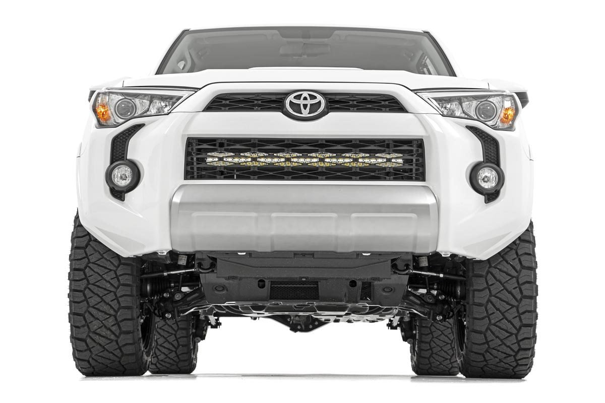 Rough Country Toyota 30 Inch LED Grille Kit Black Series w/Cool White DRL 14-20 4Runner