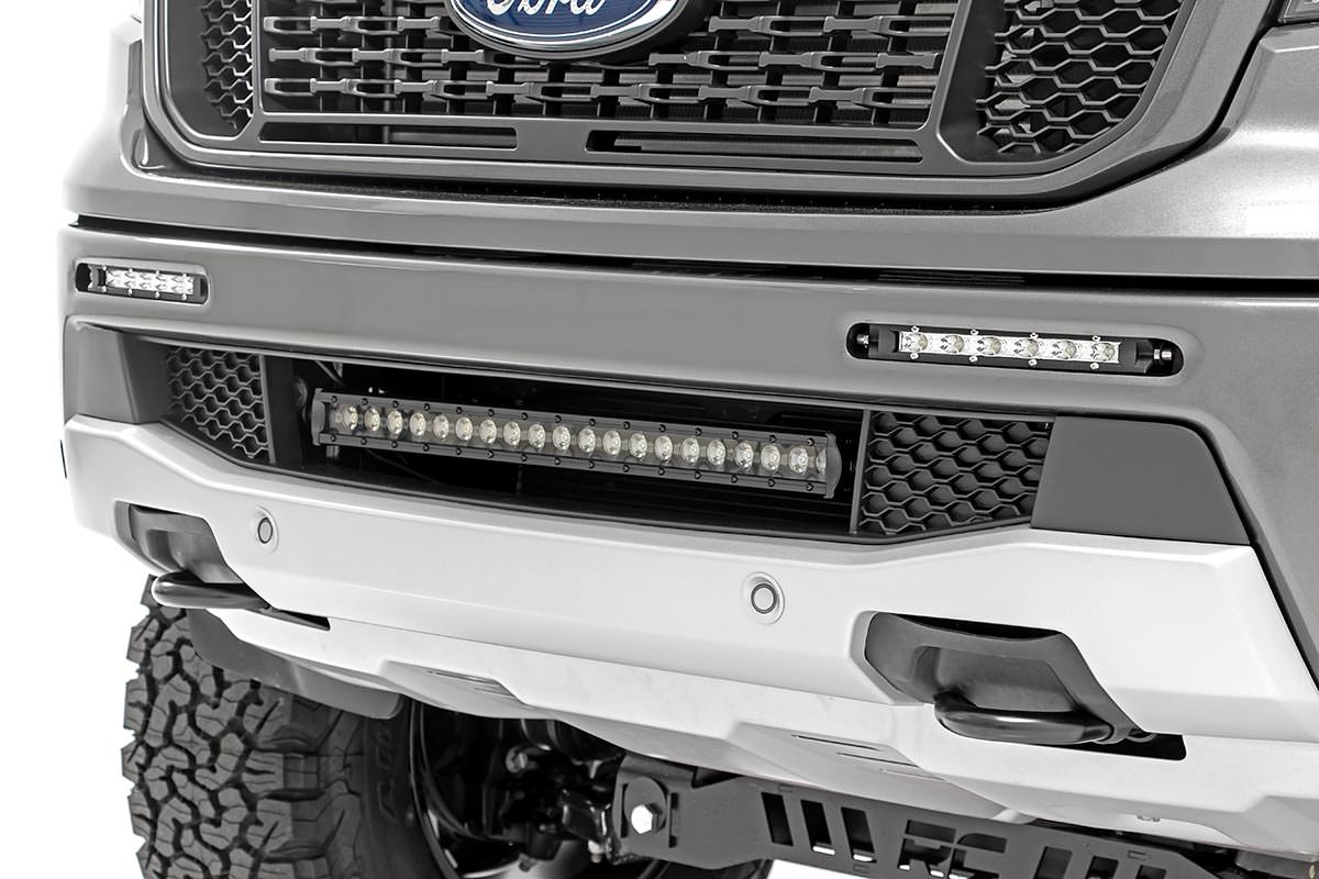 Rough Country Ford 20 Inch LED Bumper Kit Black-Series 19-23 Ranger