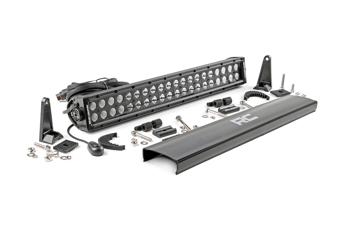 Rough Country 20 Inch CREE LED Light Bar Dual Row Black Series