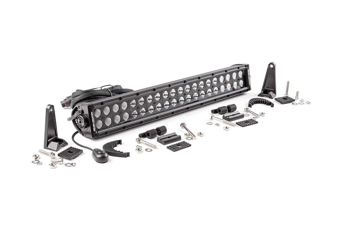 Rough Country 20 Inch CREE LED Light Bar Dual Row Black Series