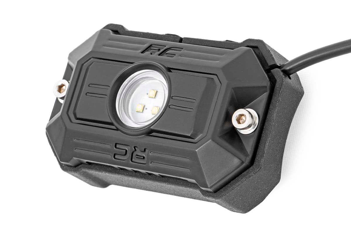 Rough Country Deluxe LED Rock Light Kit 4 Pods