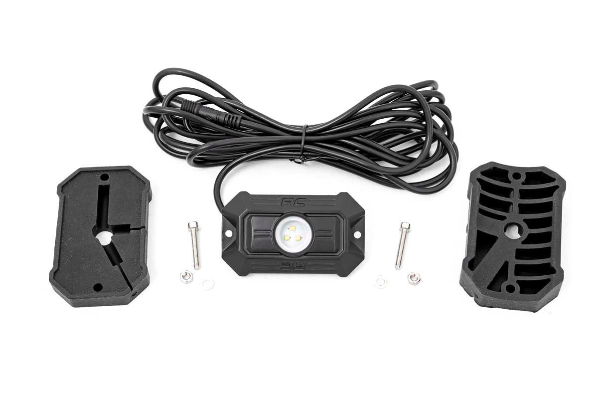 Rough Country Deluxe LED Rock Light Kit 4 Pods
