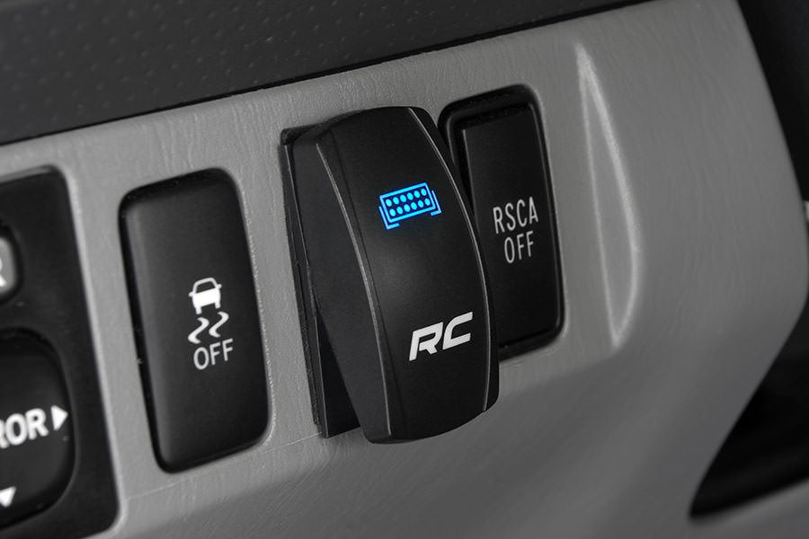 Rough Country LED Backlit Rocker Switch RC Logo Blue