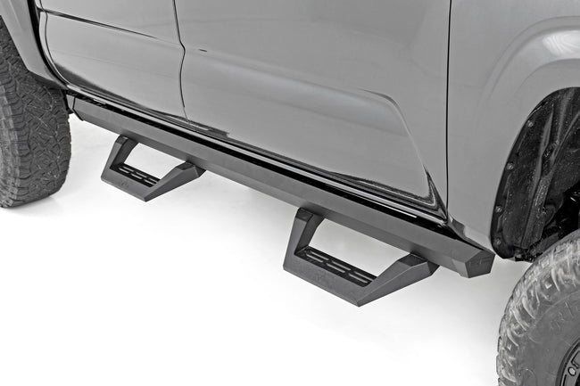 Rough Country SRX2 Adjustable Aluminum Step Double Cab 05-22 Toyota Tacoma 2WD/4WD