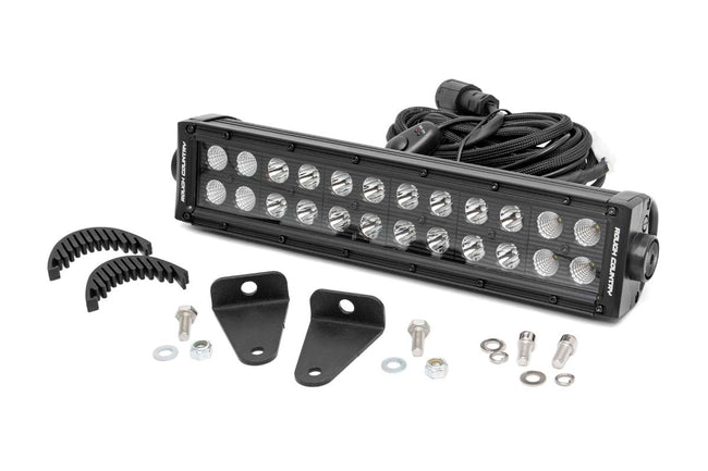 Rough Country Can-Am Defender 12 Inch Dual Row Bumper LED Kit For 16-19 Defender