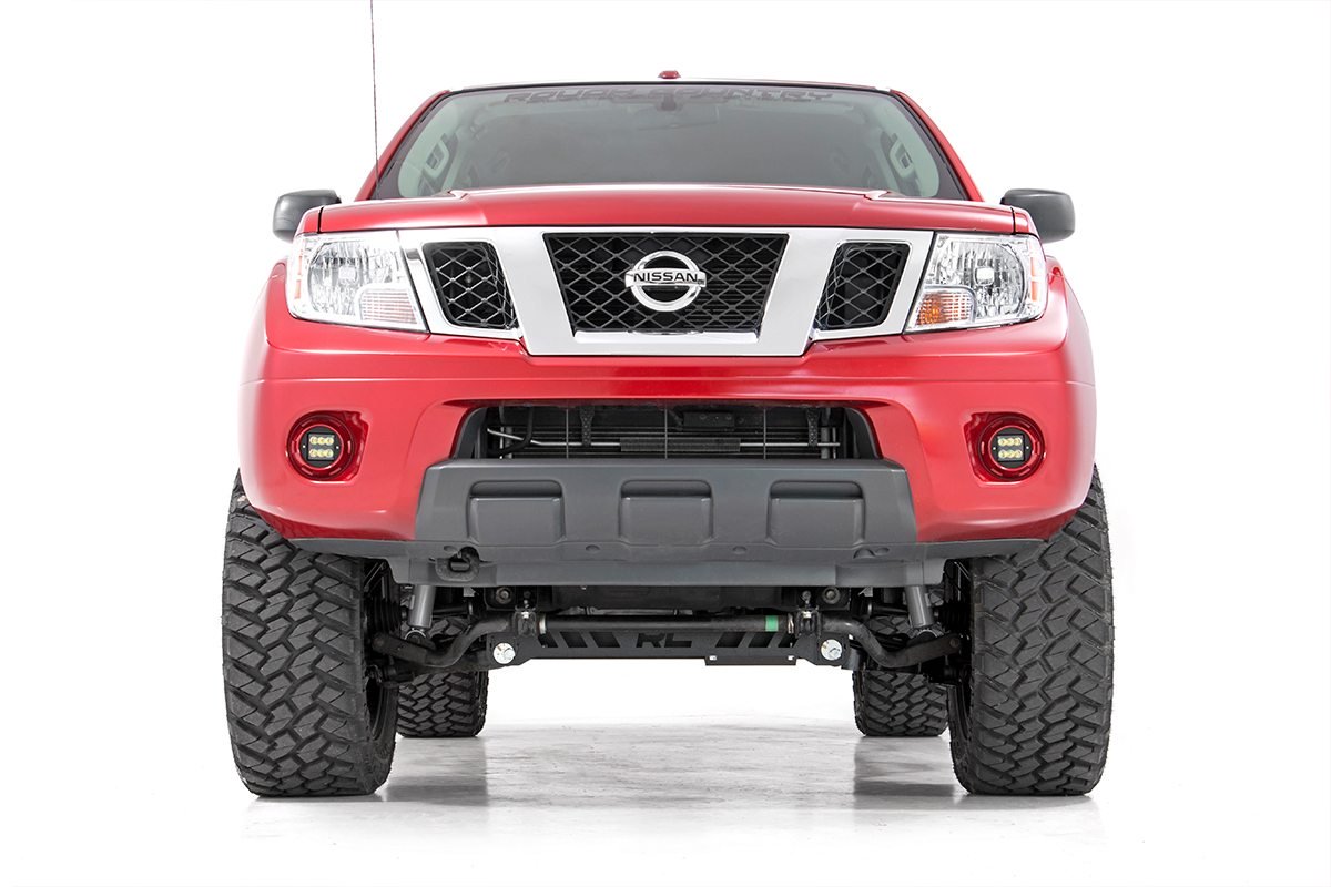 Rough Country Nissan LED Fog Light Kit Black Series 05-20 Frontier
