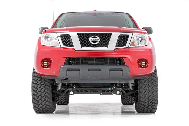 Rough Country Nissan LED Fog Light Kit Black Series 05-20 Frontier