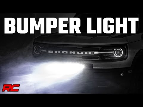 Rough Country Ford 20.0 Inch LED Bumper Kit w/ Black Series White DRL LED 2021 Ford Bronco Sport