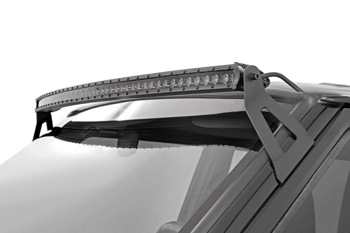 Rough Country 50 Inch Curved CREE LED Light Bar Single Row Black Series