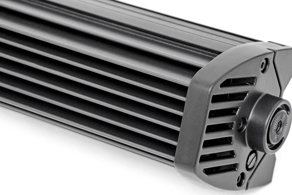 Rough Country 54 Inch Curved CREE LED Light Bar Dual Row Black Series w/Cool White DRL