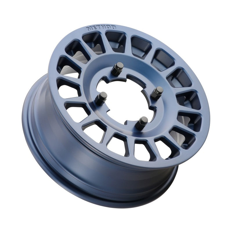 Method MR407 Bead Grip 15x6 5+1 51mm Offset 4x136 100mm CB Bahia Blue Wheel