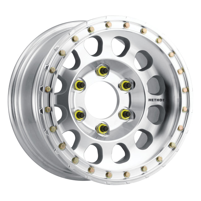 Method MR103 Beadlock 17x9 +25mm Offset 6x6.5 108mm CB Raw Machined w BH-H24125 Wheel