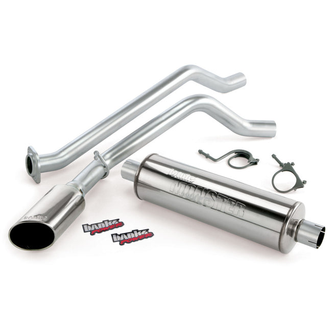 Banks Power 99-02 Chevy 4.3-5.3L ECSB Monster Exhaust System - SS Single Exhaust w/ Chrome Tip