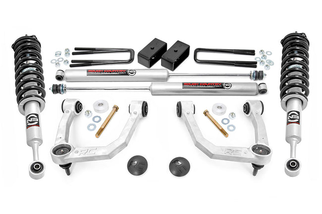 Rough Country 3.5 Inch Lift Kit UCA N3 Struts 05-21 Toyota Tacoma 2WD/4WD