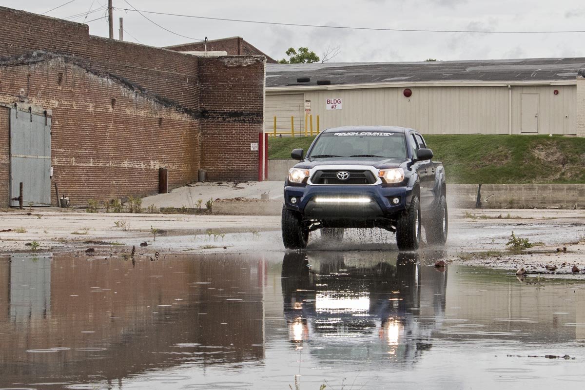 Rough Country 3 Inch Lift Kit Red Spacer w/N3 Shocks 05-23 Toyota Tacoma 2WD/4WD