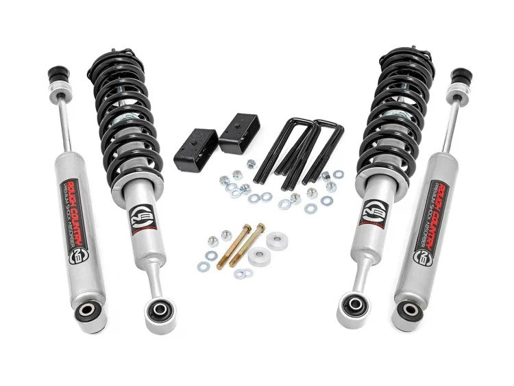 Rough Country 3 Inch Toyota Suspension Lift Kit Lifted N3 Struts and Shocks 05-23 Tacoma