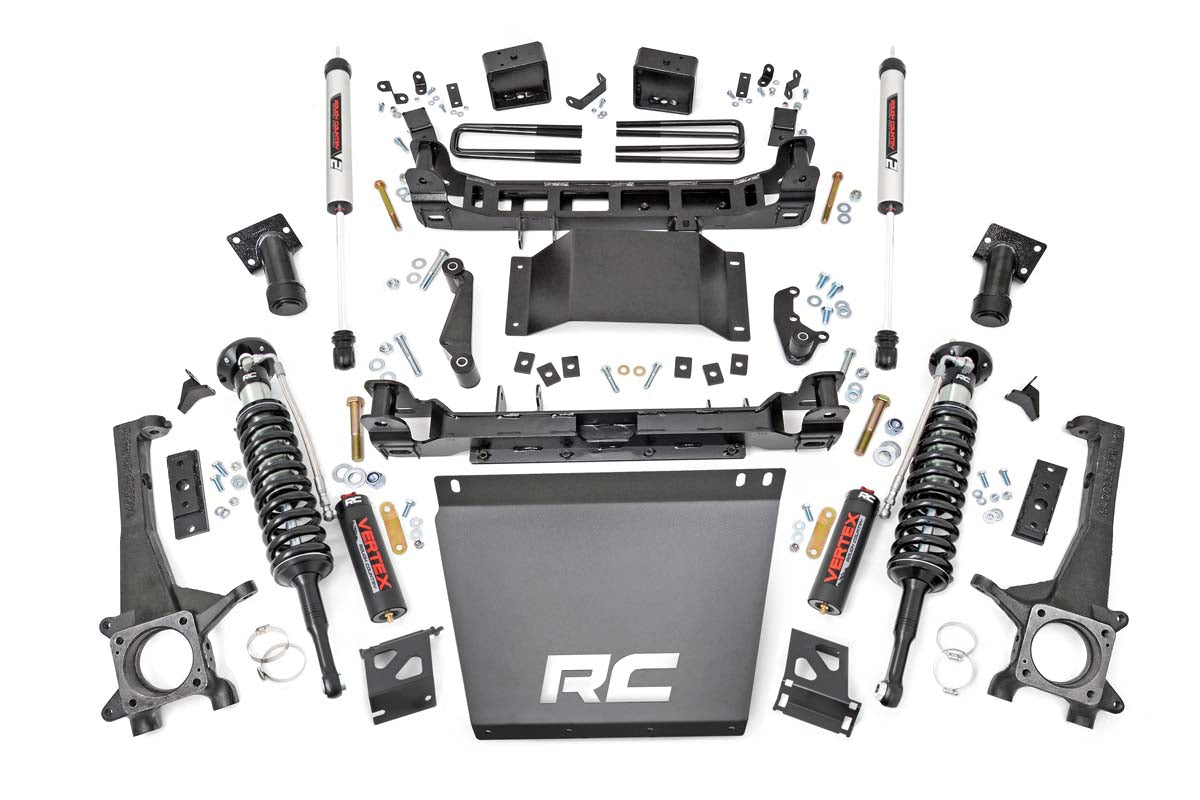 Rough Country 6.0 Inch Toyota Suspension Lift Kit w/ Vertex Coilovers and V2 Shocks (05-15 Tacoma 4WD/2WD)