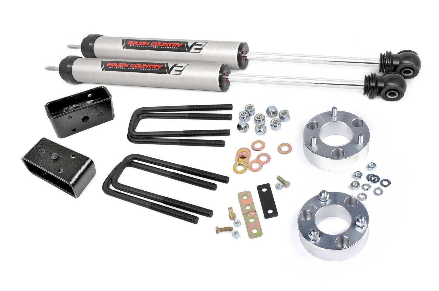 Rough Country 2.5 Inch Toyota Suspension Lift Kit w/V2Shocks 00-06 Tundra