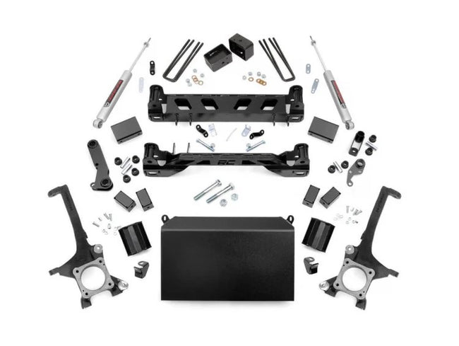 Rough Country 4 Inch Toyota Suspension Lift Kit w/N3 Shocks 16-20 Tundra 4WD/2WD