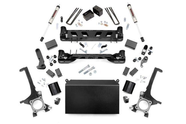 Rough Country 4 Inch Toyota Suspension Lift Kit w/V2 Shocks 16-20 Tundra 4WD/2WD