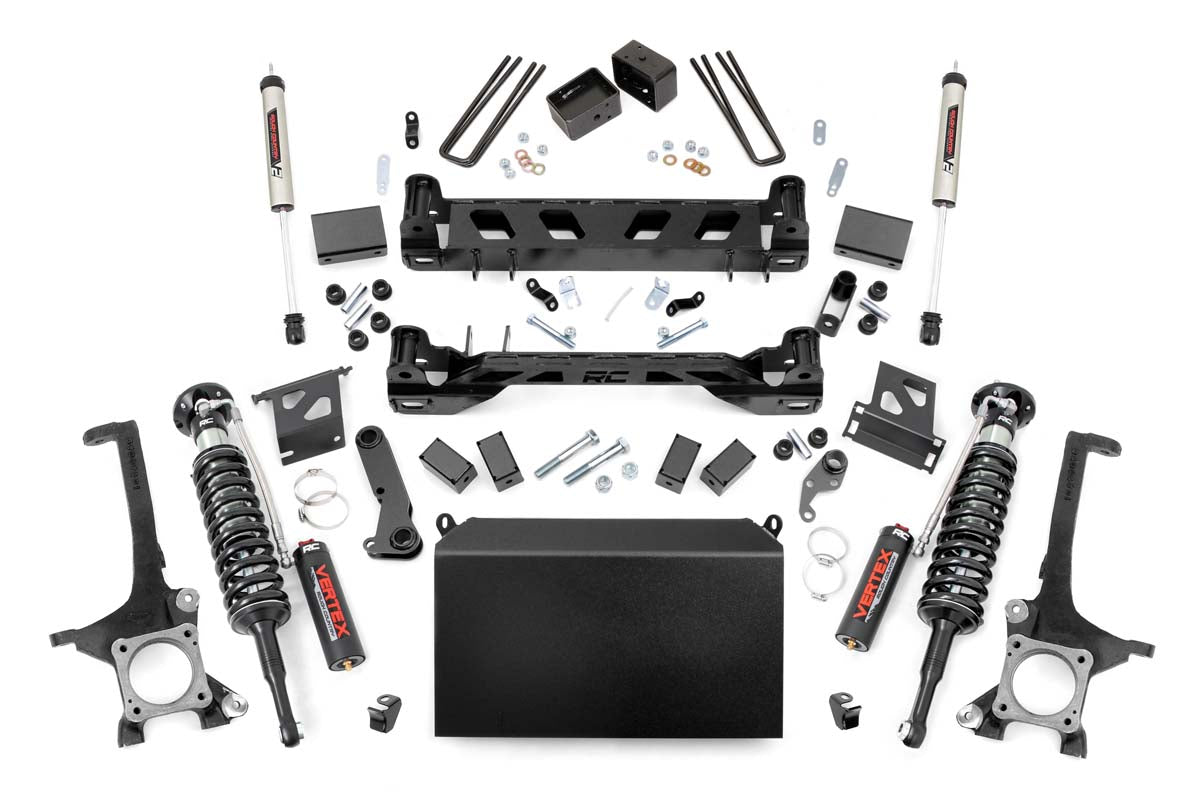 Rough Country 6 Inch Toyota Suspension Lift Kit w/Vertex Coilovers & V2 Shocks 07-15 Tundra