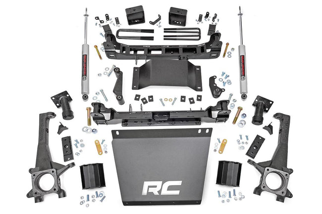 Rough Country 6 Inch Toyota Suspension Lift Kit With Front Spacers Rear N3 Shocks 16-23 Tacoma 4WD/2WD