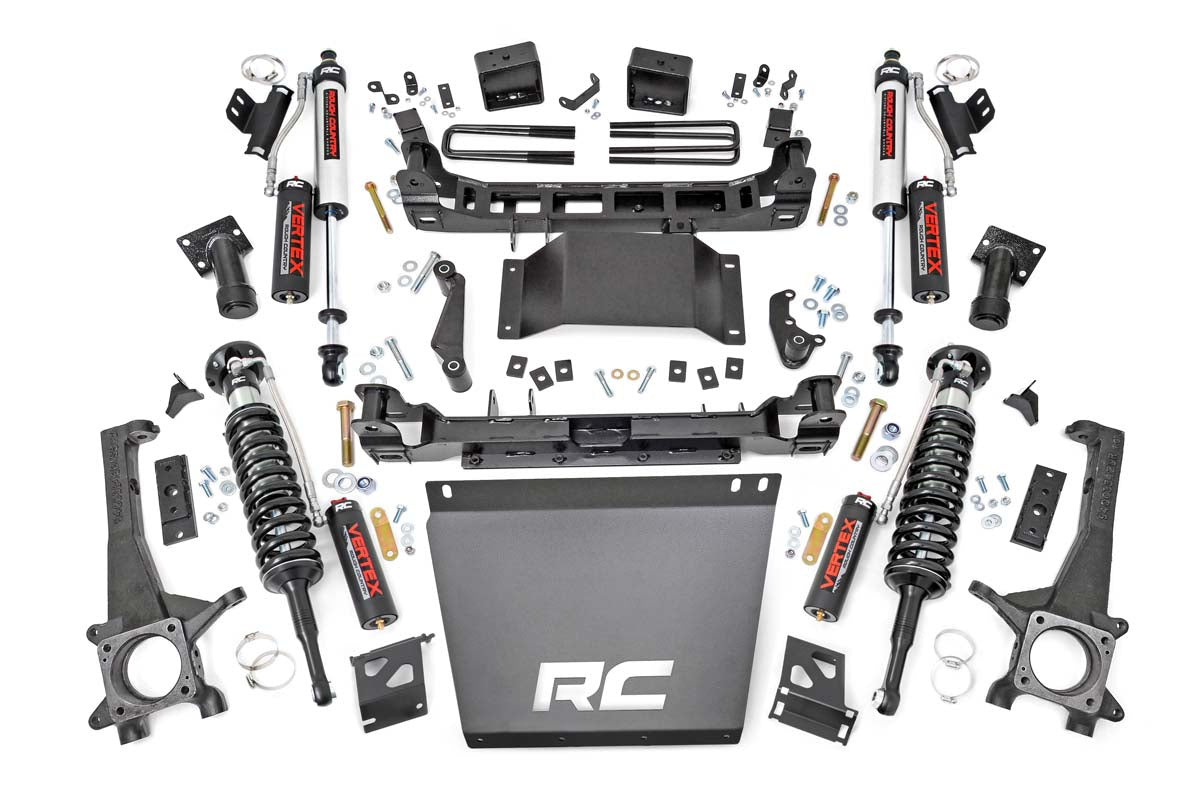 Rough Country 6.0 Inch Toyota Suspension Lift Kit w/ Vertex Shocks (16-23 Tacoma 4WD/2WD)