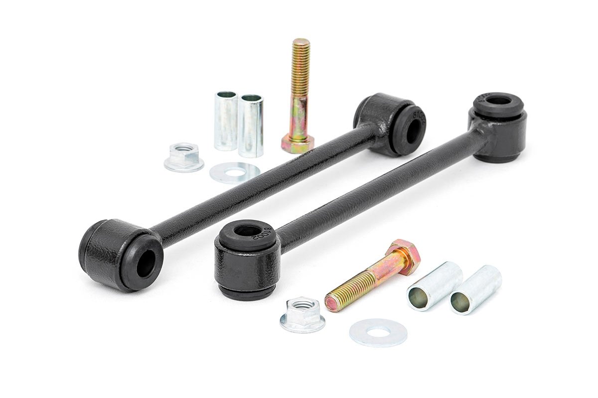 Rough Country Jeep Front Sway Bar Links 4 Inch Lifts 87-95 Wrangler YJ