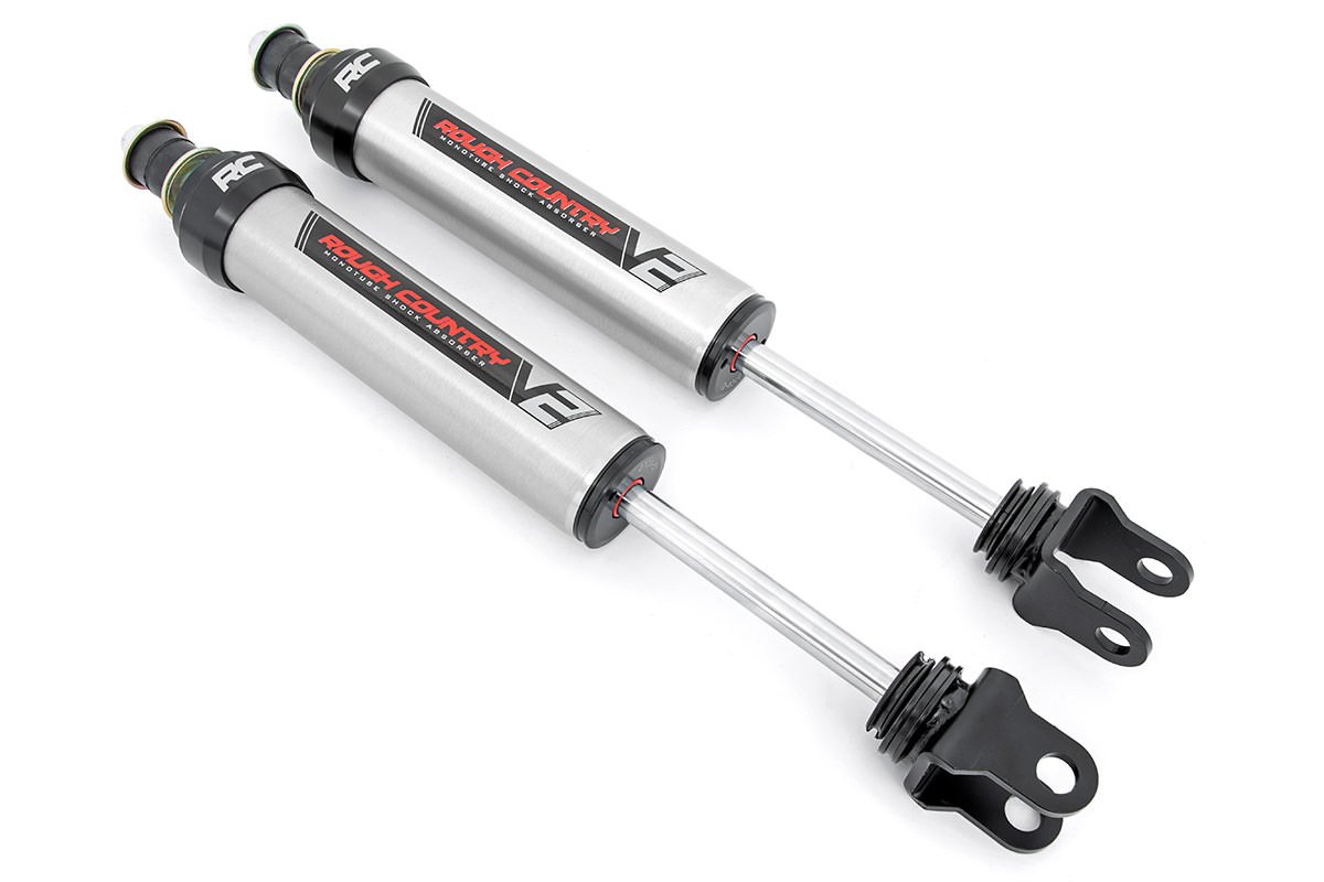 Rough Country Chevy/GMC Silverado/Sierra 1500 4WD (99-06) V2 Front Shocks (Pair) 0-3.0 Inch