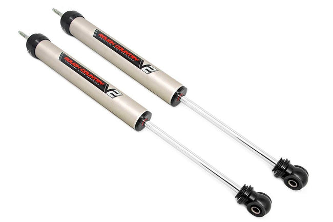 Rough Country 05-21 Ford F-250 Super Duty V2 Front Monotube Shocks Pair 7.5-8 Inch