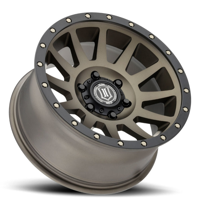 ICON Compression 17x8.5 5x5 -6mm Offset 4.5in BS 71.5mm Bore Bronze Wheel