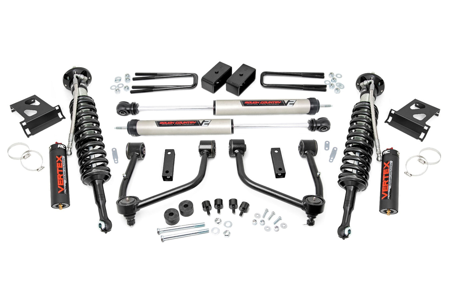Rough Country 3.5 Inch Lift Kit Vertex/V2 07-21 Toyota Tundra 4WD