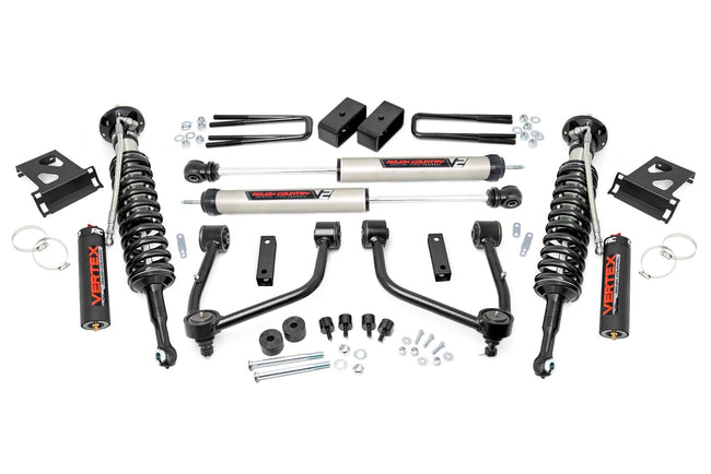 Rough Country 3.5 Inch Lift Kit Vertex/V2 07-21 Toyota Tundra 4WD