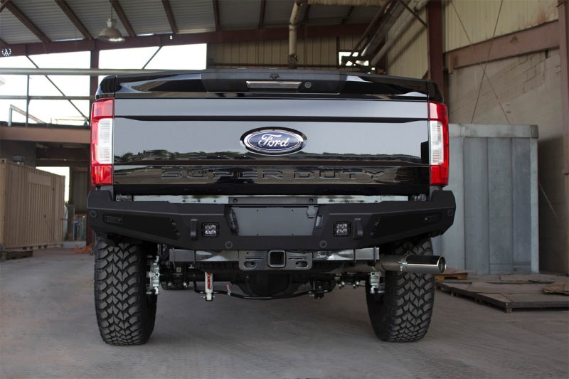 Addictive Desert Designs 17-22 Ford F-250 HoneyBadger Rear Bumper w/ Backup Sensor Cutouts