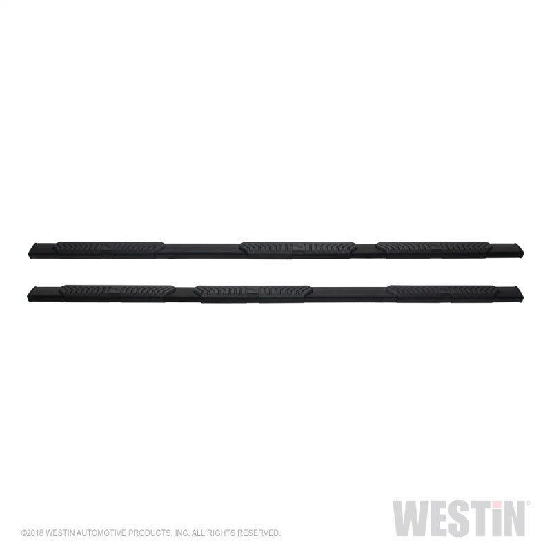 Westin 99-16 Ford F-250/350/450/550 Crew Cab (6.75ft Bed) R5 M-Series Wheel-to-Wheel Nerf Bars - Blk