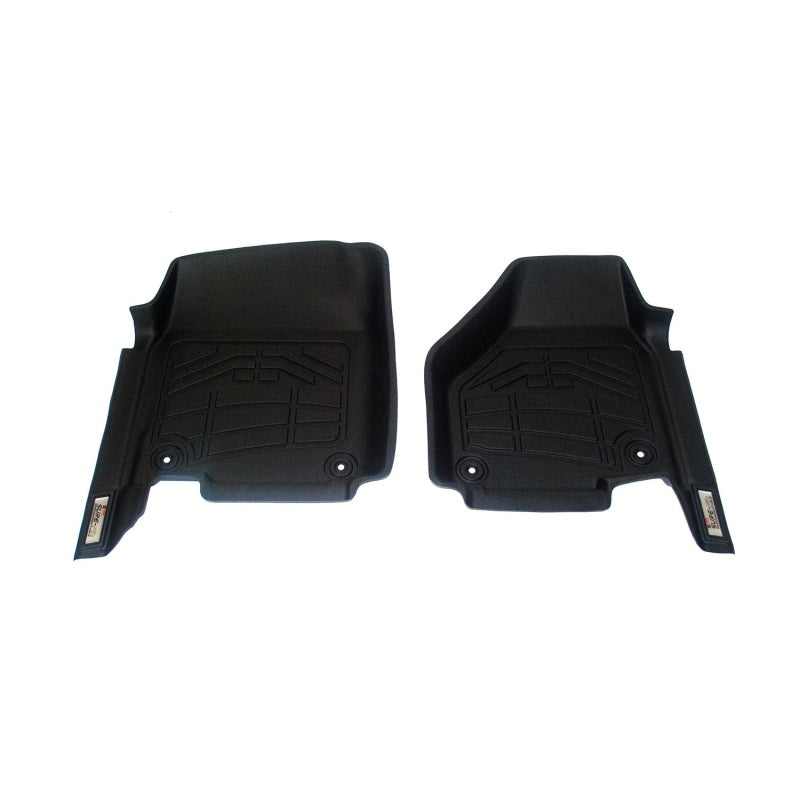 Westin 12-18 Ram Reg Cab/Quad Cab (two rentention hooks) Wade Sure-Fit Floor Liners Front - Blk