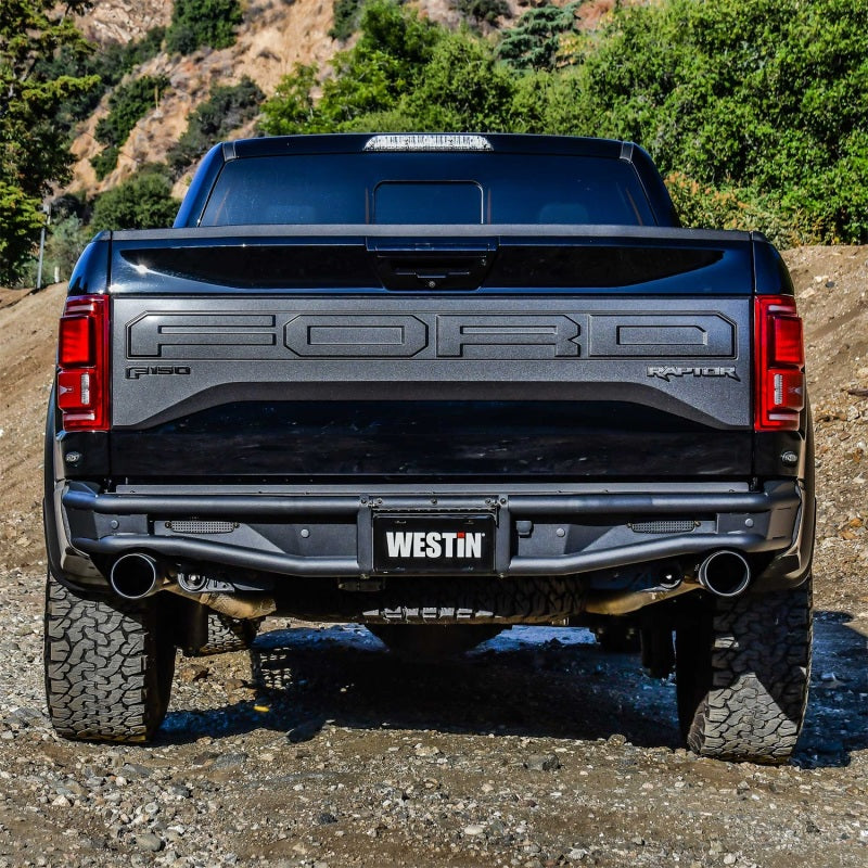 Westin 17-20 Ford F-150 Raptor Outlaw Rear Bumper - Tex. Blk